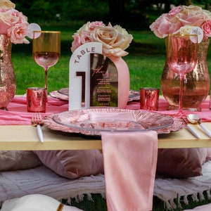 Acrylic Menu Table Number
