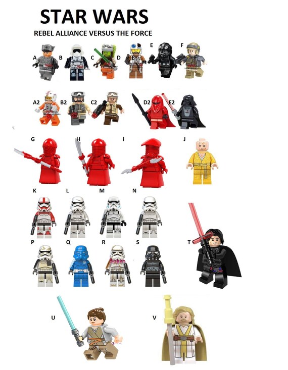 Lego New Star Wars Minifigures Han Solo Obi Wan Kenobi Akakin Skywalker YOU PICK