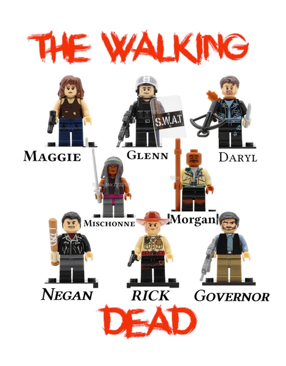 walking dead mini figures