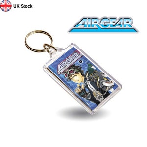 Air Gear Vol 01 Manga Book Anime Inspired Keyring / Key Chain Duel Sided Print Ikki Style