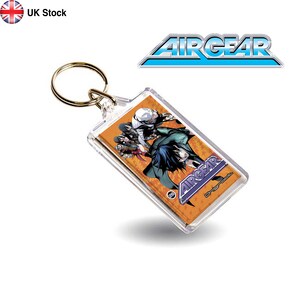 Rare Air Gear Vol 28 Manga Book Anime Inspired Keyring / Key Chain Duel Sided Fan Print Ikki Style