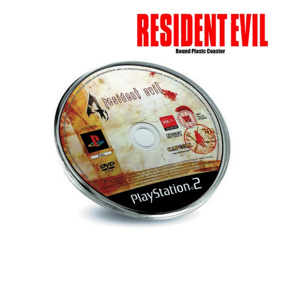 Resident Evil 4 Coaster: Gamecube Game Style Front and Back -  Denmark