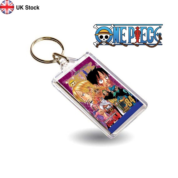 One Piece Vol 84 Manga Book Anime Inspired Keyring / Key Chain Duel Sided  Fan Print Sanji Grand Line Style