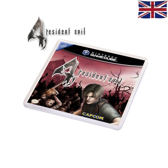 Resident Evil 4 Coaster: Gamecube Game Style Front and Back -  Denmark