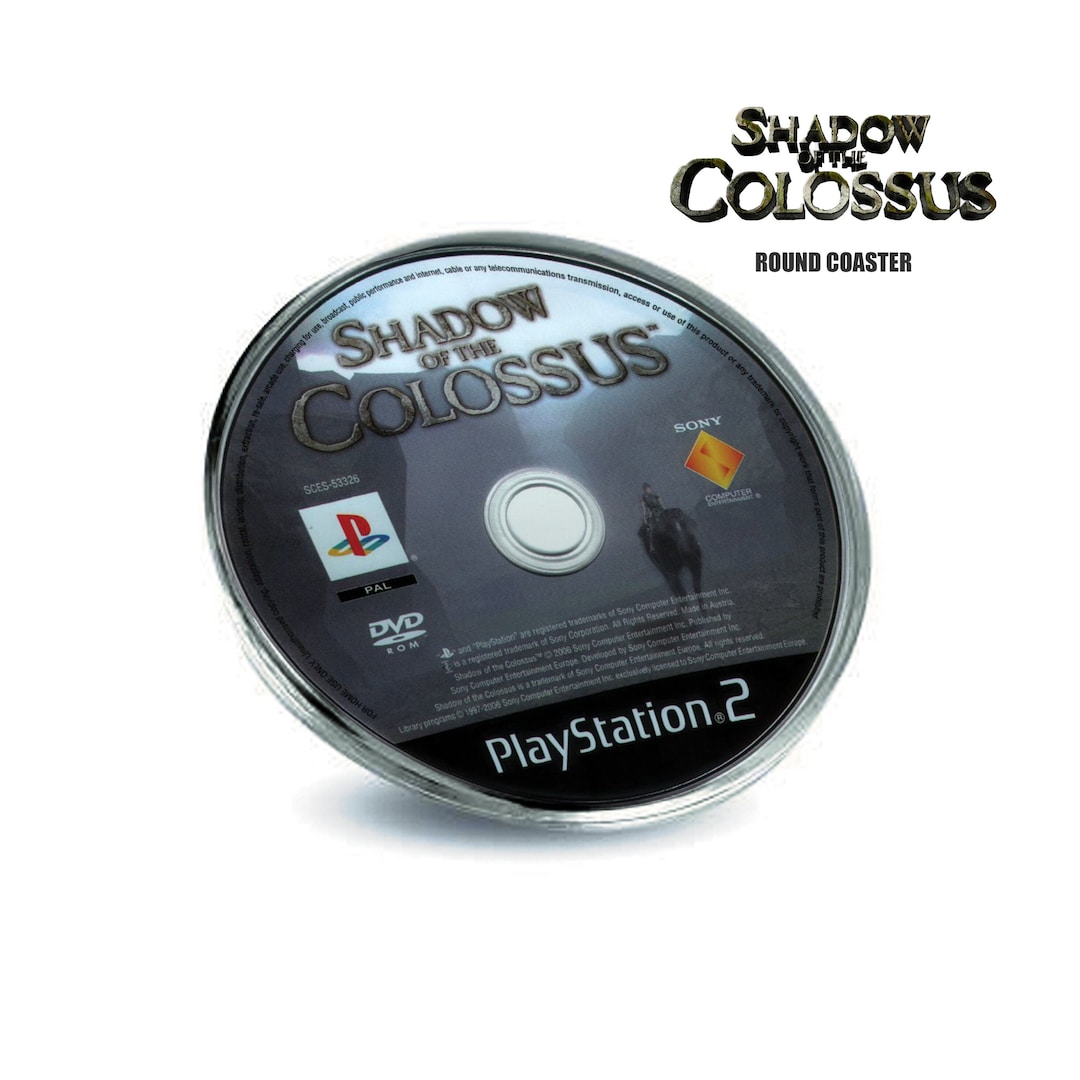 Shadow of the Colossus Playstation PS2 Disc Style Plastic 