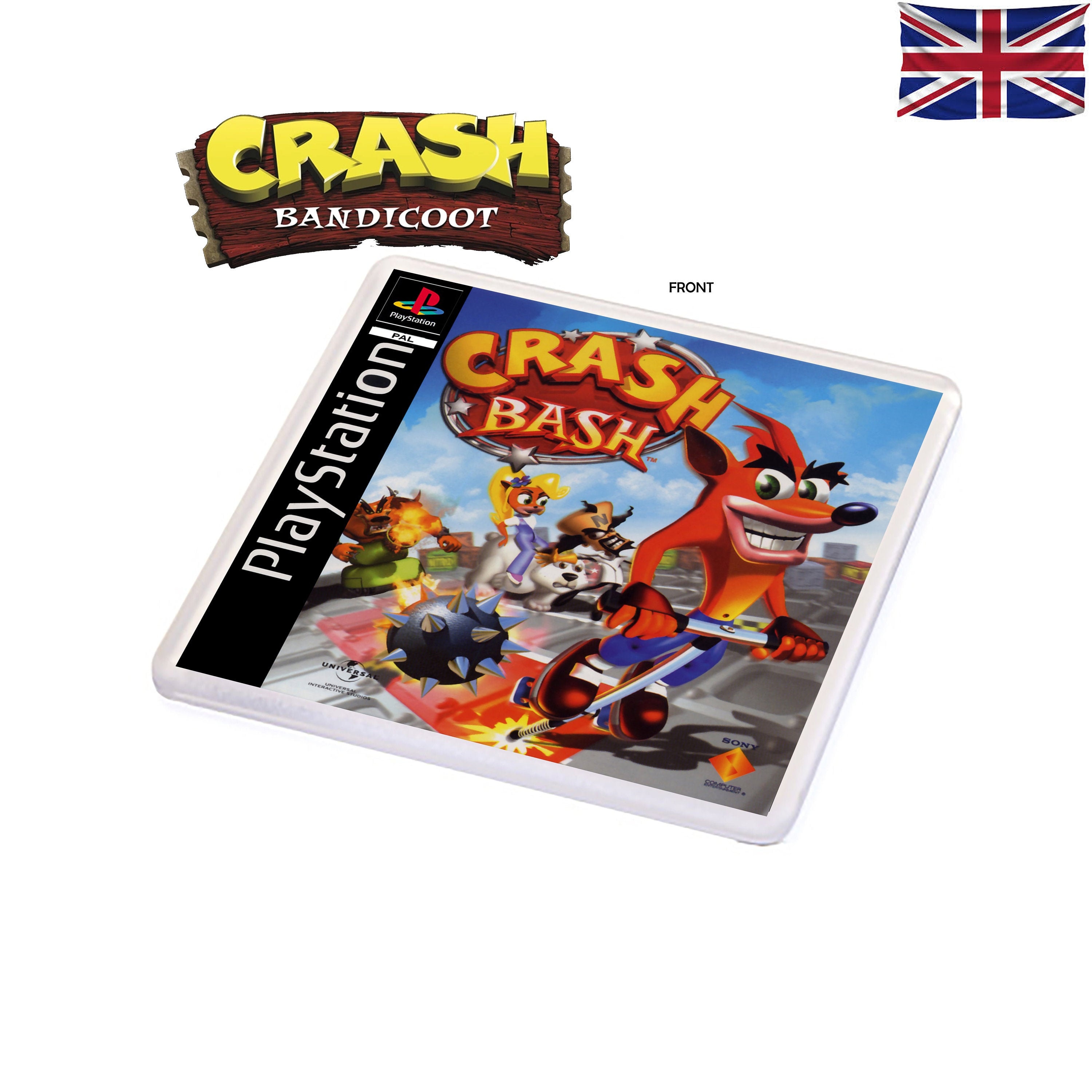 Crash bash crash bandicoot playstation 2, juego, videojuego