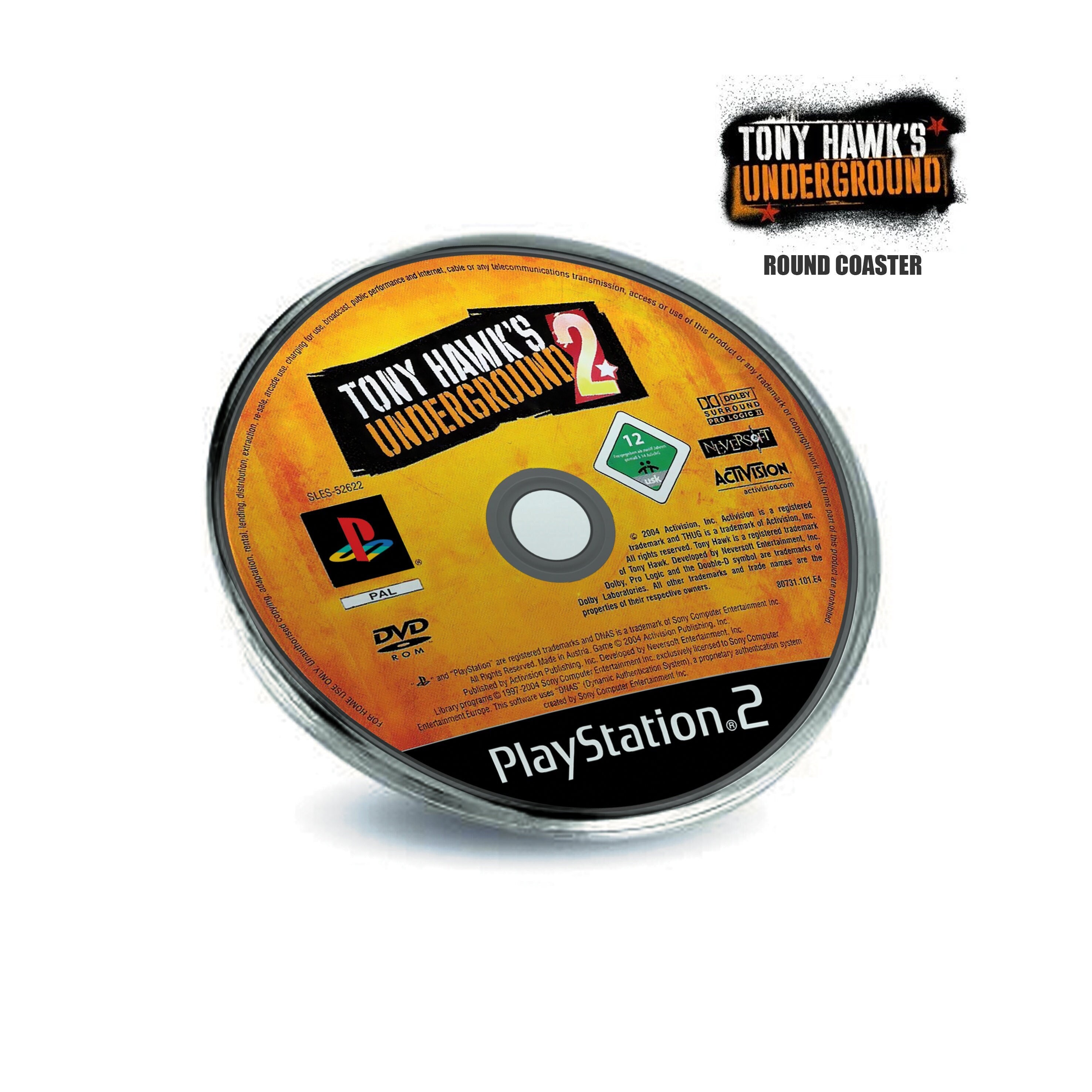 Tony Hawk's Underground (PlayStation 2 PS2) - DISC ONLY