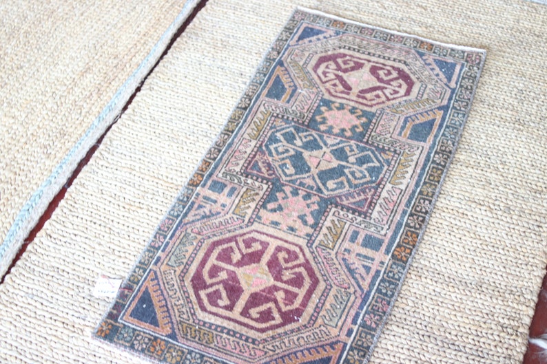 ABOUT 3 x 1/'4 ft Oushak Rug Vintage Rug Rug Runner Turkish Rug Small Rug