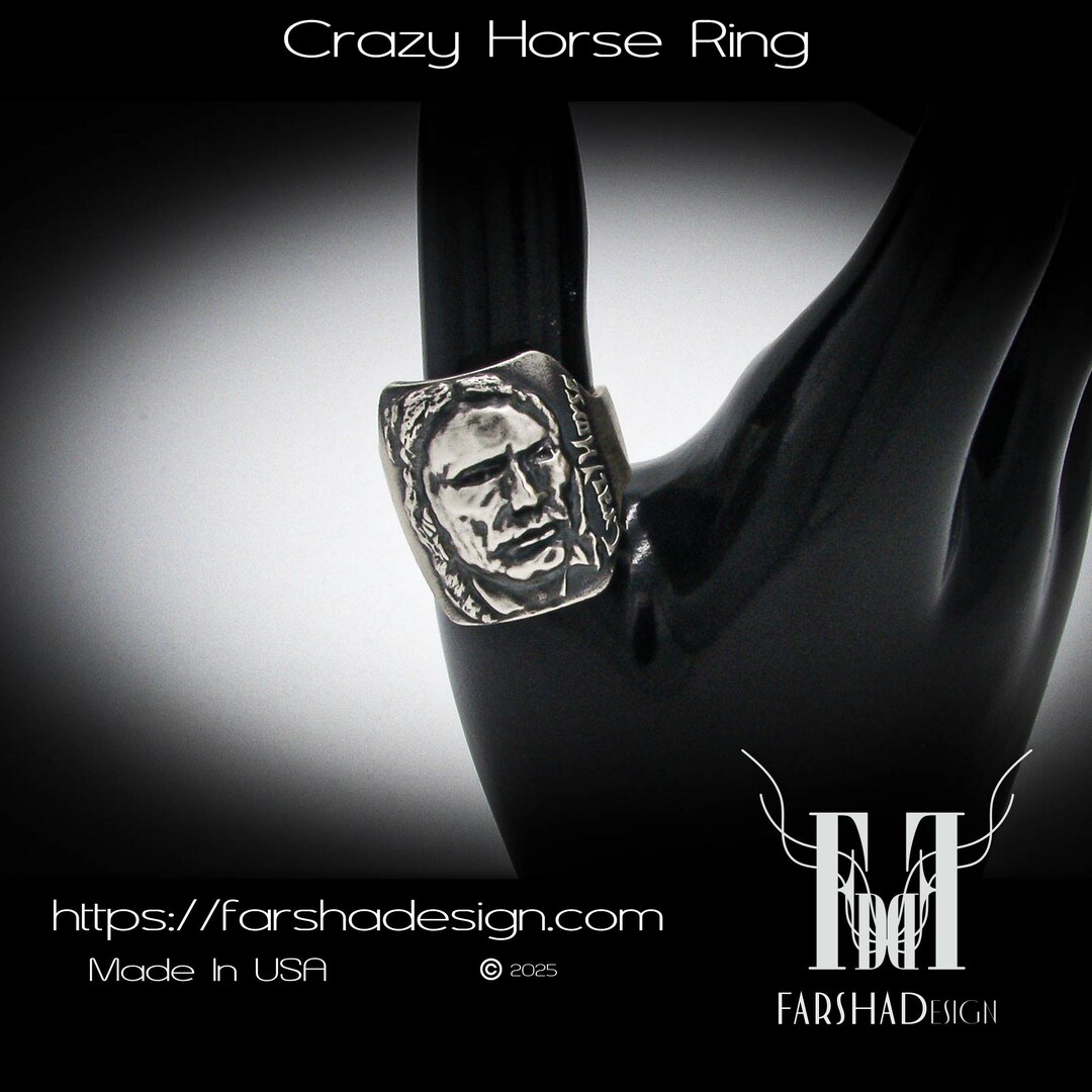 Crazy Horse Ring - Etsy