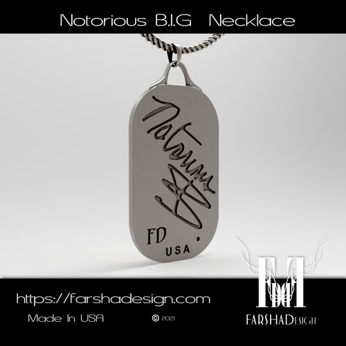 Notorious B.I.G shops Pendant