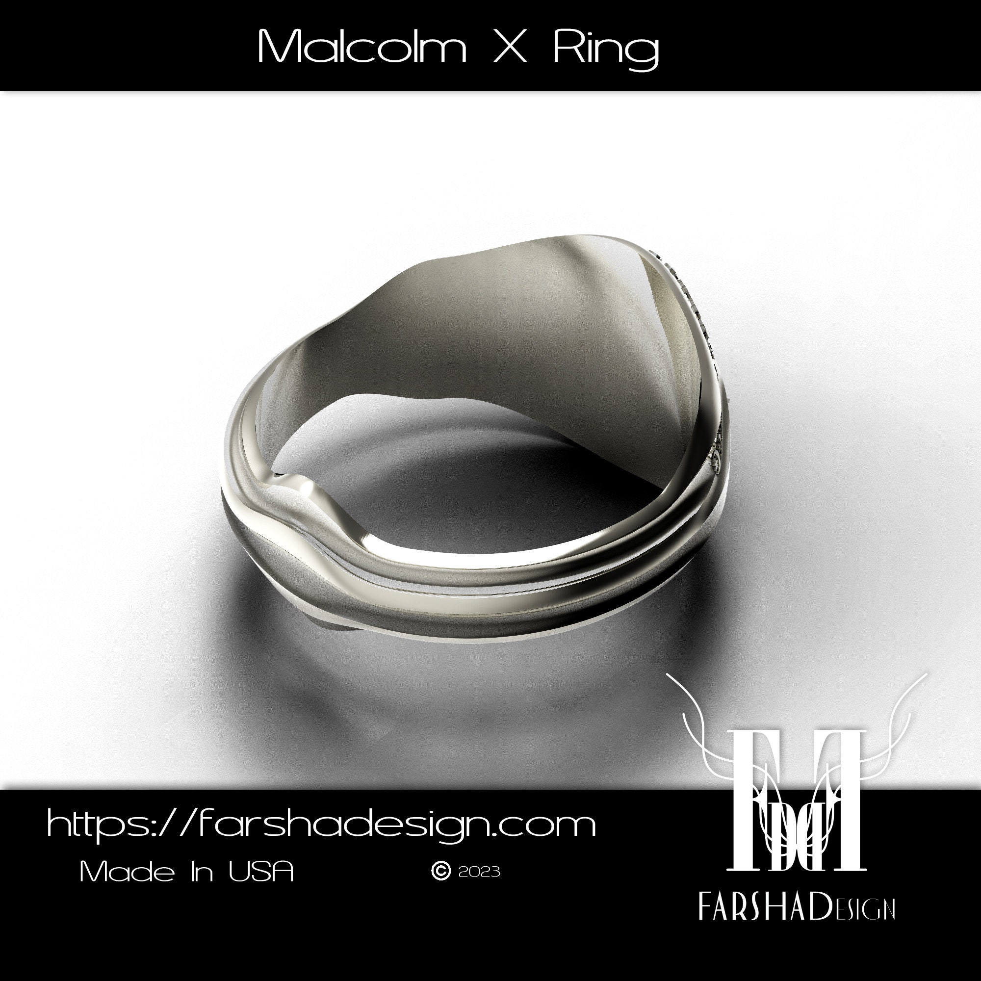Bague Malcolm X Etsy Canada