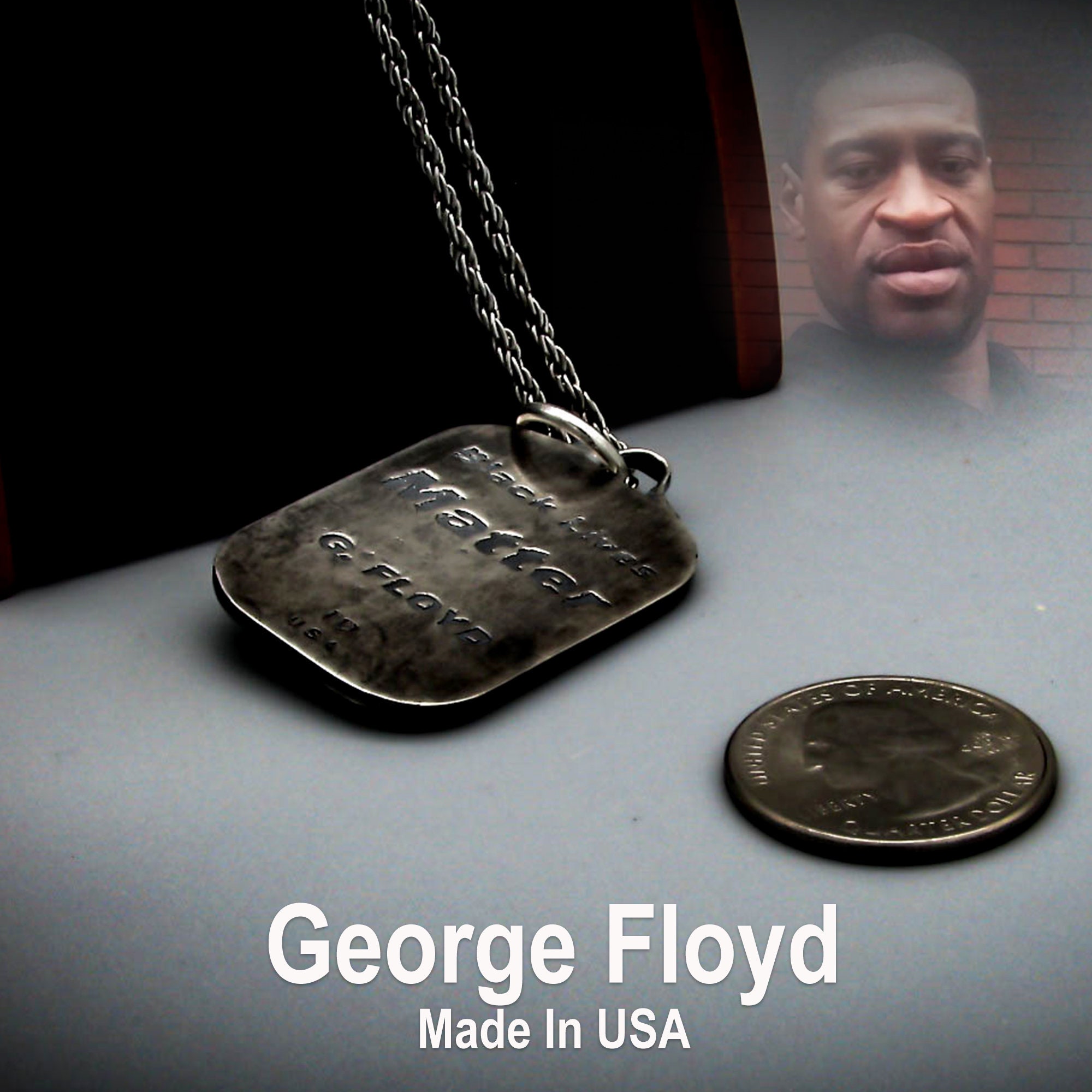 George Floyd Necklace - Etsy
