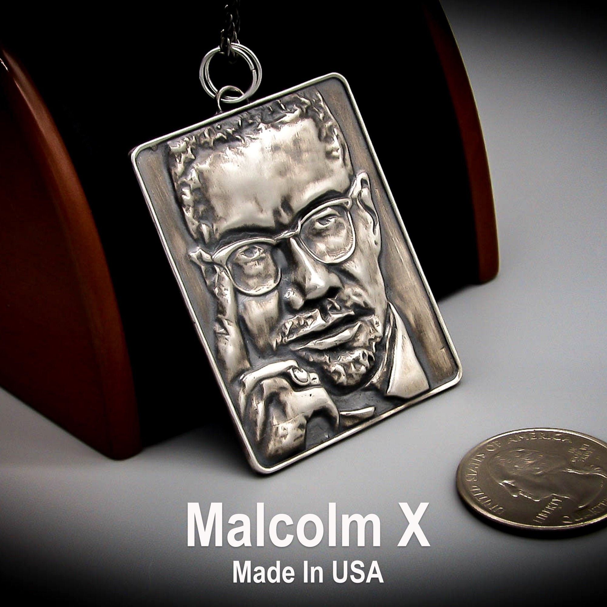 Malcolm x gold pendant deals