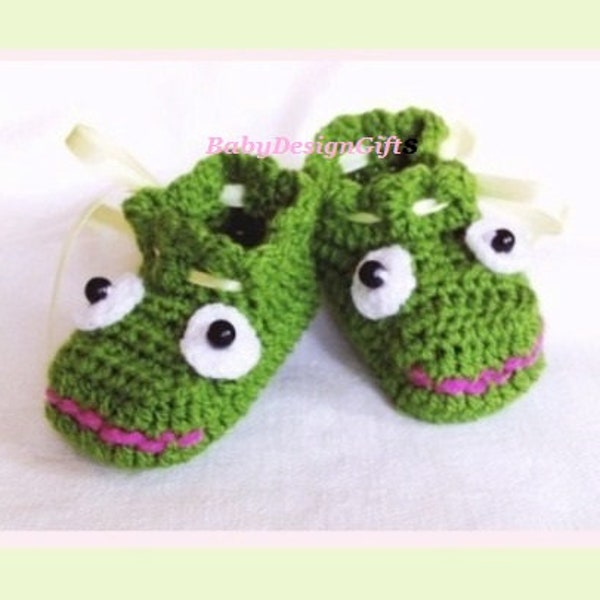 Babyschuhe Froggy, Baby booties Frog