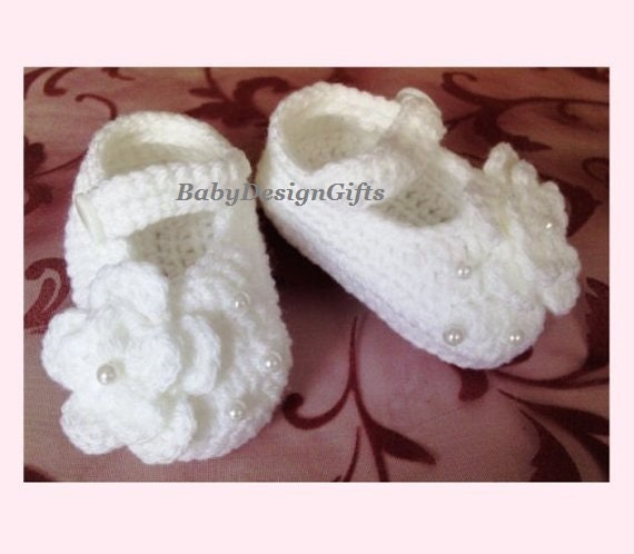 Baby christening booties online