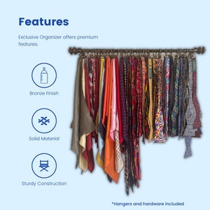 Expanding Organizer for Regular, Bow Ties, Pocket Squares & most Scarves. image 1