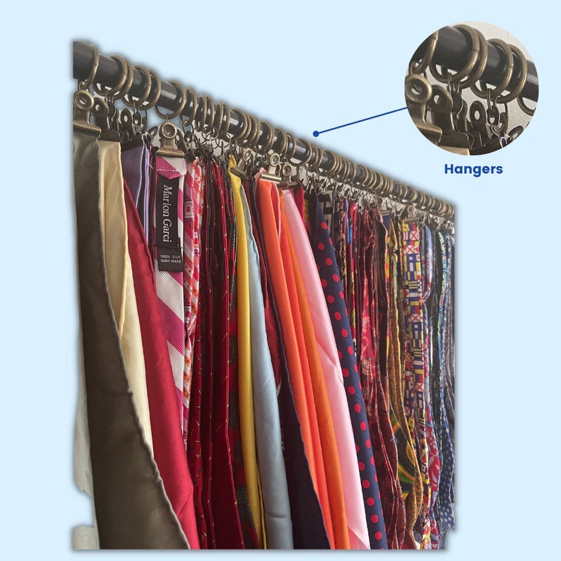 Expanding Organizer for Regular, Bow Ties, Pocket Squares & most Scarves. image 2