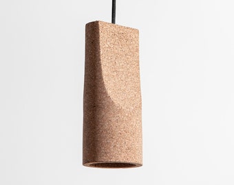 Lamp Shade Cork Pendant Small Lampshade for Aesthetic Kitchen Decor - Hanging Ceiling Lampshades Modern Pendant Lamp for New Home Gift