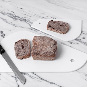Corian Schneidebrett Set mit 2 modernen Design - Solid Surface Schneidebrett Minimal Charcuterie Bretter für Housewarming Geschenke