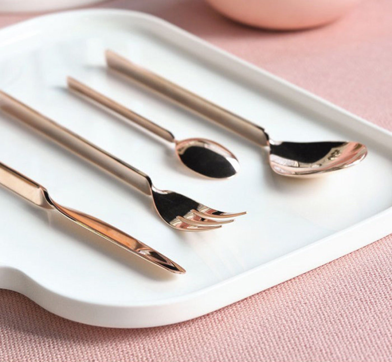 Twisted Cutlery Set for 6 People / 24 Pieces Etsy Ireland