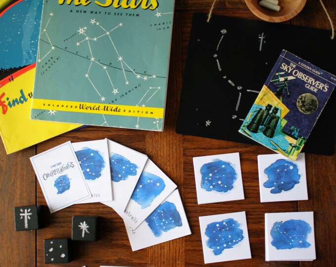 Constellation Mini Cards 3 Part Montessori Cards Constellation Guide ...