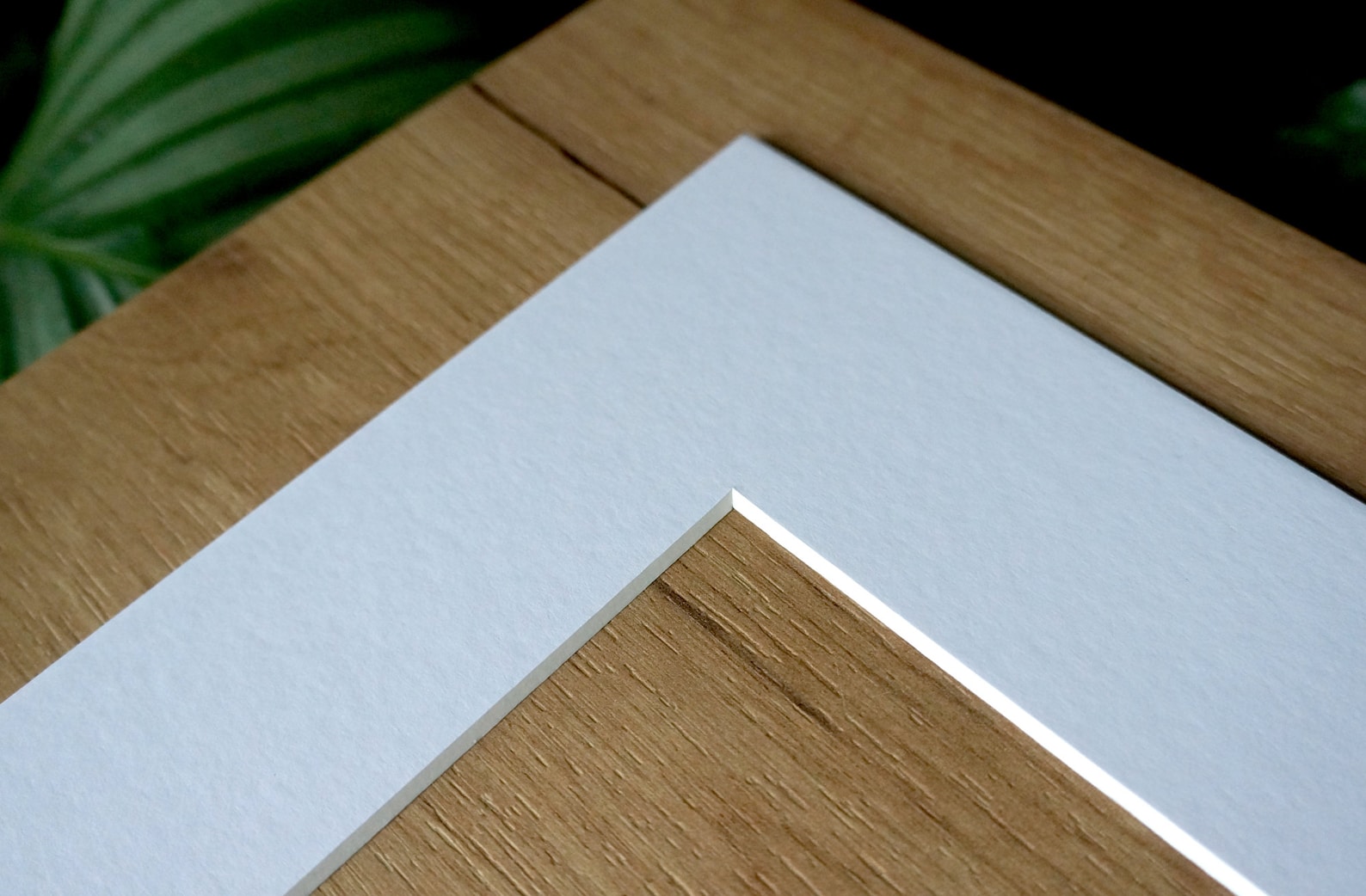 Custom Size Mat Board for Frame / Picture Mount, Black Matte, White