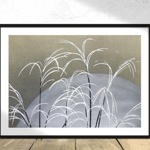 Frost from Momoyogusa – Flowers of a Hundred Generations - Kamisaka Sekka | Vintage Bird Print, Reproduction, Retro Poster, Japanese Art A1