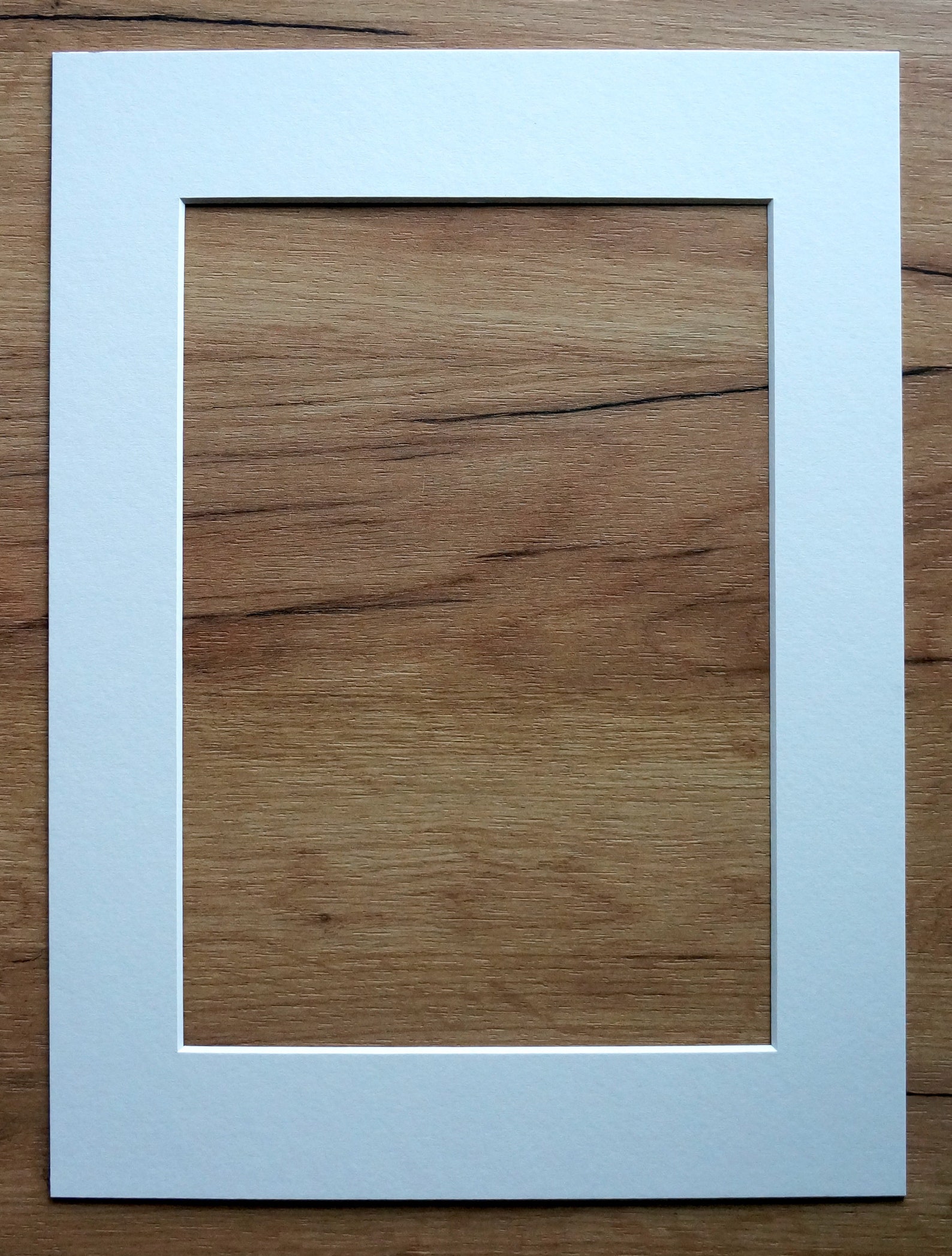 Custom Size Mat Board for Frame / Picture Mount, Black Matte, White
