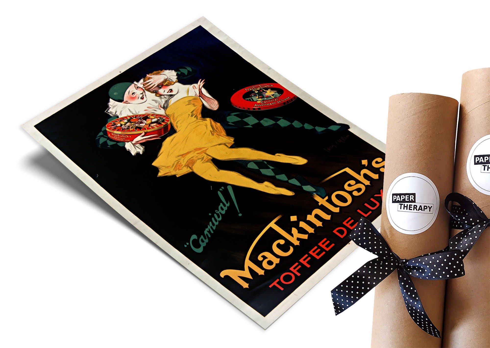 Carnival! Mackintosh's toffee de luxe print by Jean D'Ylen