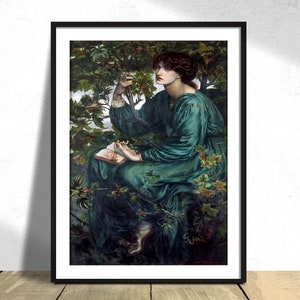 The day dream - Dante Gabriel Rossett I British Art, Geschenkidee, Vintage Poster, berühmter Kunstdruck