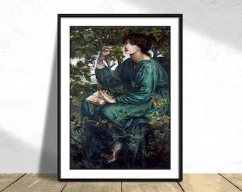 The day dream - Dante Gabriel Rossett I  British Art, Gift Idea, Vintage Poster, Wall Dec, Famous art print