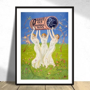 Pink Pills for Pale People - Leonetto Cappiello | Klassische Kunst, Freunch Style, Reproduktion, Retro Print, altes Werbeplakat, Jugendstil R14
