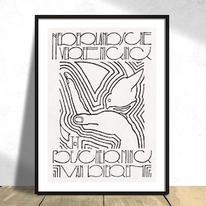 Associazione Olandese per la Protezione degli Animali - Reijer Stolk / Poster Uccello, Arte Riproduzione, Idea Regalo, Decorazione Animali, Stampa Mano, 40x50