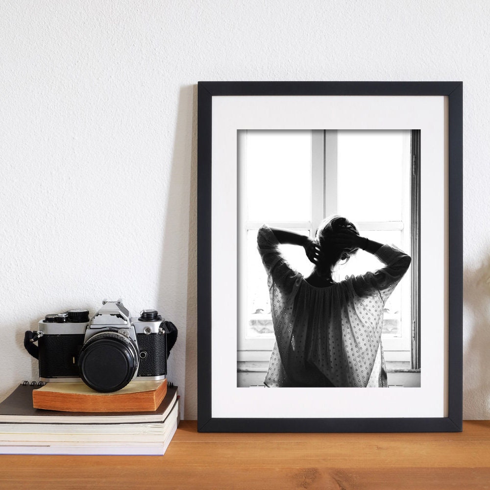Woman In Window Printed Poster in any size you need High | Etsy