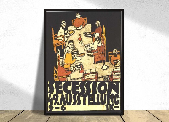 Poster for the Wiener Secession, 49th Exhibition - Egon