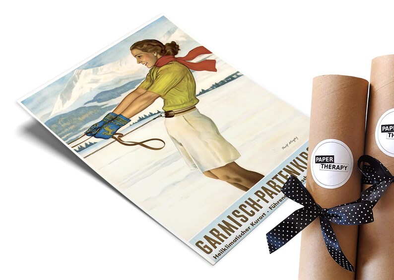Pin's Vintage Ski - Garmisch Partenkirchen - Allemagne - Bon état