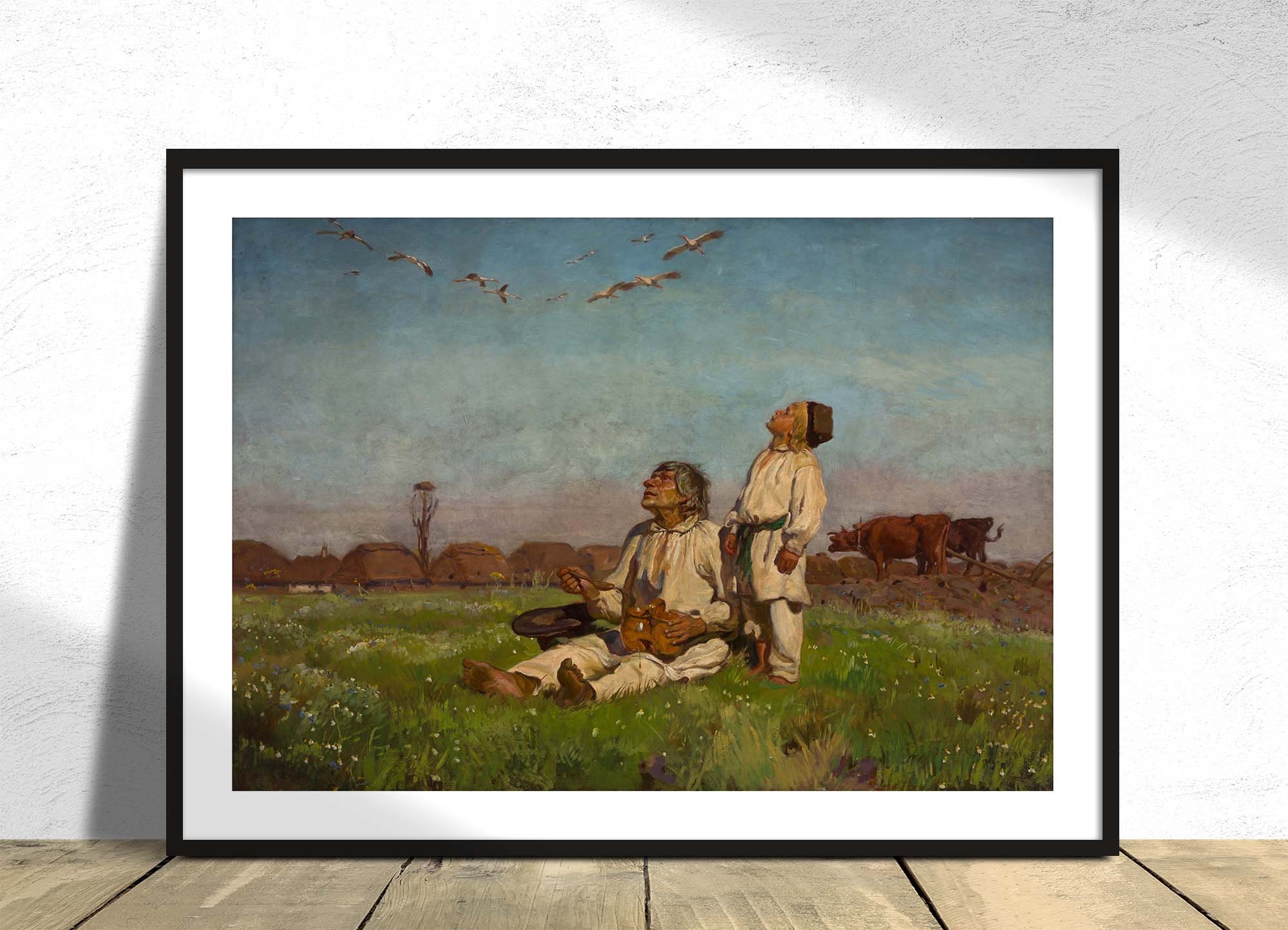 Storks - Jozef Chelmonski | Bird Poster, Realism Art Dec