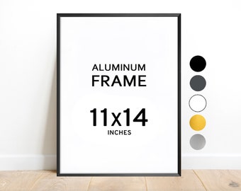 11x14 Aluminum Frame / Colors: Black, White, Graphite, Silver, Gold  Antireflective Nonreflective R11 14x11 frames 11 x 14 frame print photo