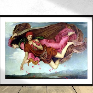 Noche y sueño - Evelyn De Morgan I Arte británico, Idea de regalo, Cartel vintage, Dec de pared, Impresión de arte famoso