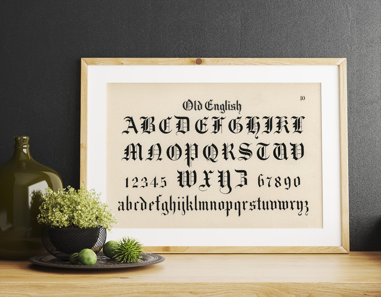 Reproduction Calligraphy Old English Calligraphy Fonts From Draughtsman's Alphabets - Hermann ...