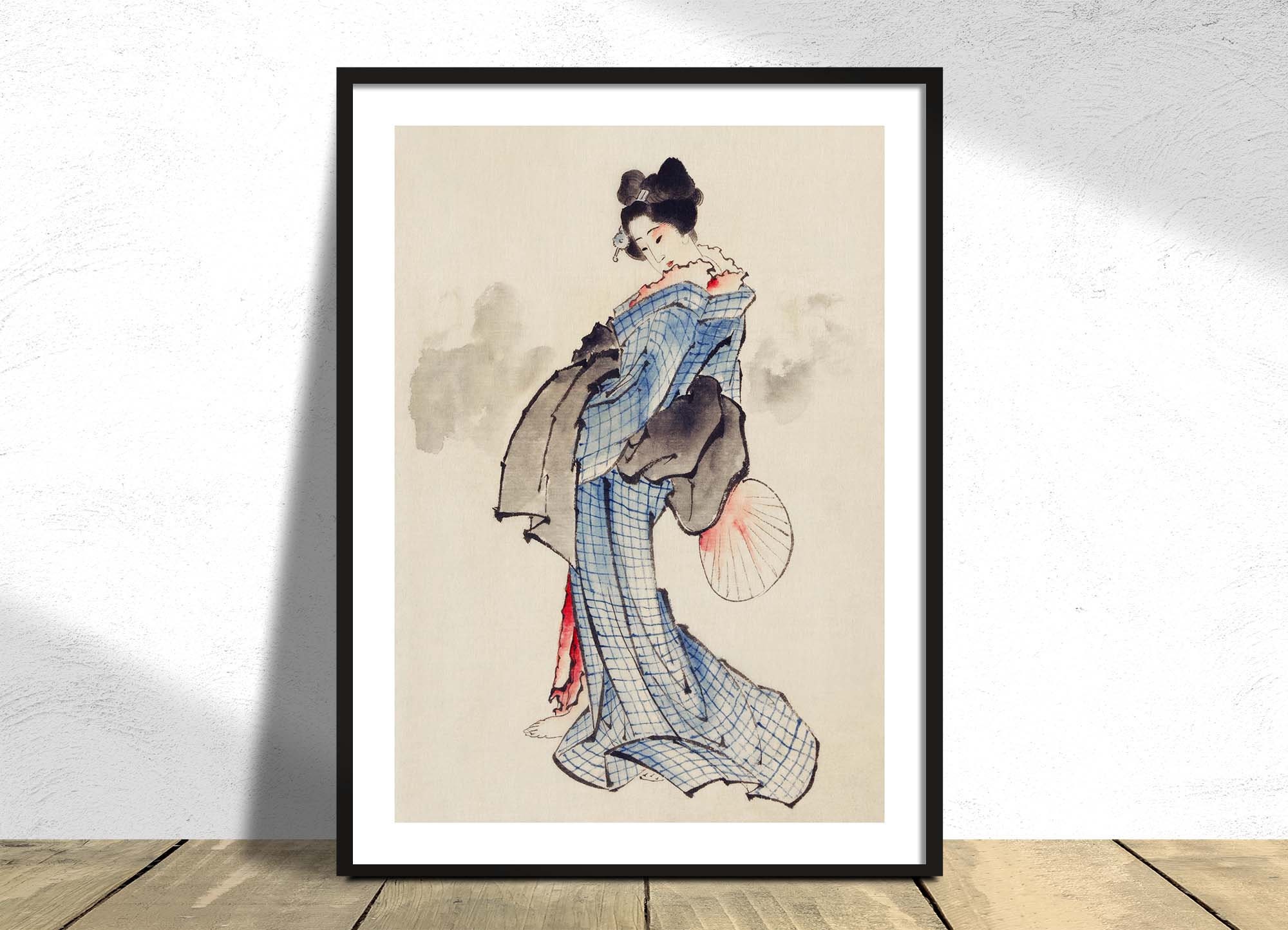 Woman Full-length - Katsushika Hokusai | Japanese Art, Vintage