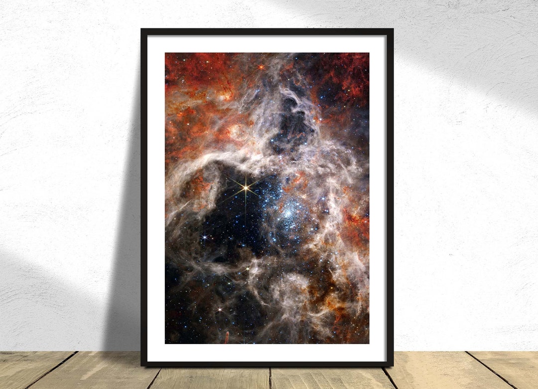 Tarantula Nebula - the James Webb Space Telescope I Space Print, Space ...