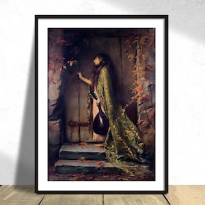 La Petite Cigale - Albert Joseph Pénot | Classic Art, Reproduction Print, Retro Poster, Home Decor, Daughter Poster, French Art, Girl Print