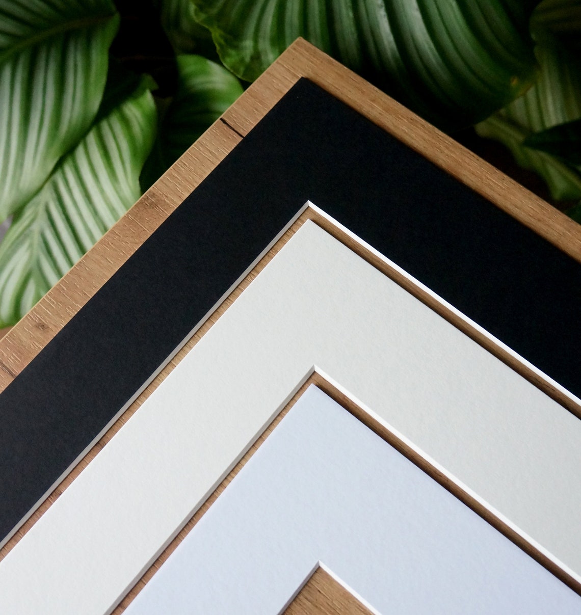 Custom Size Mat Board for Frame / Picture Mount Black Matte Etsy
