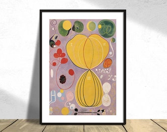 The Ten Largest No. 7 - Adulthood - Hilma af Klint | Abstract Poster, Swedish Art Print, Colorful Abstract Art, Poster Exhibition Museum, A1