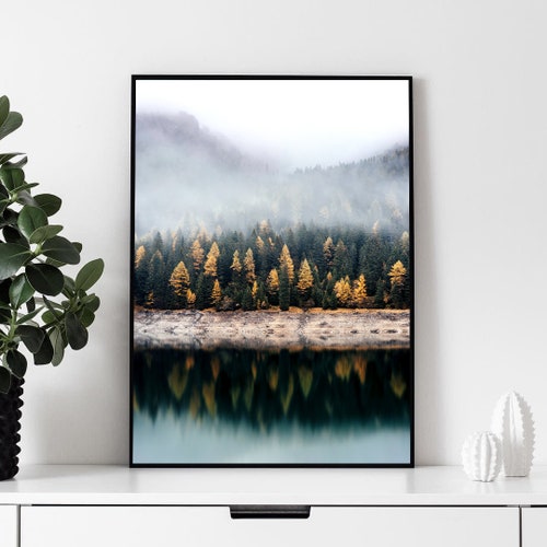 Autumn Landscape Printed Poster in Size You - Etsy