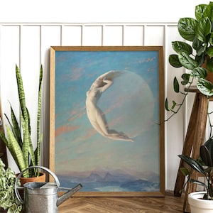 Selene - Albert Aublet French Art, Poster Reproduction, Old