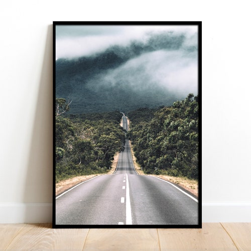 rechtdoor verrassing Laboratorium Road Printed Poster Route Photo Photography Posters Art Print - Etsy