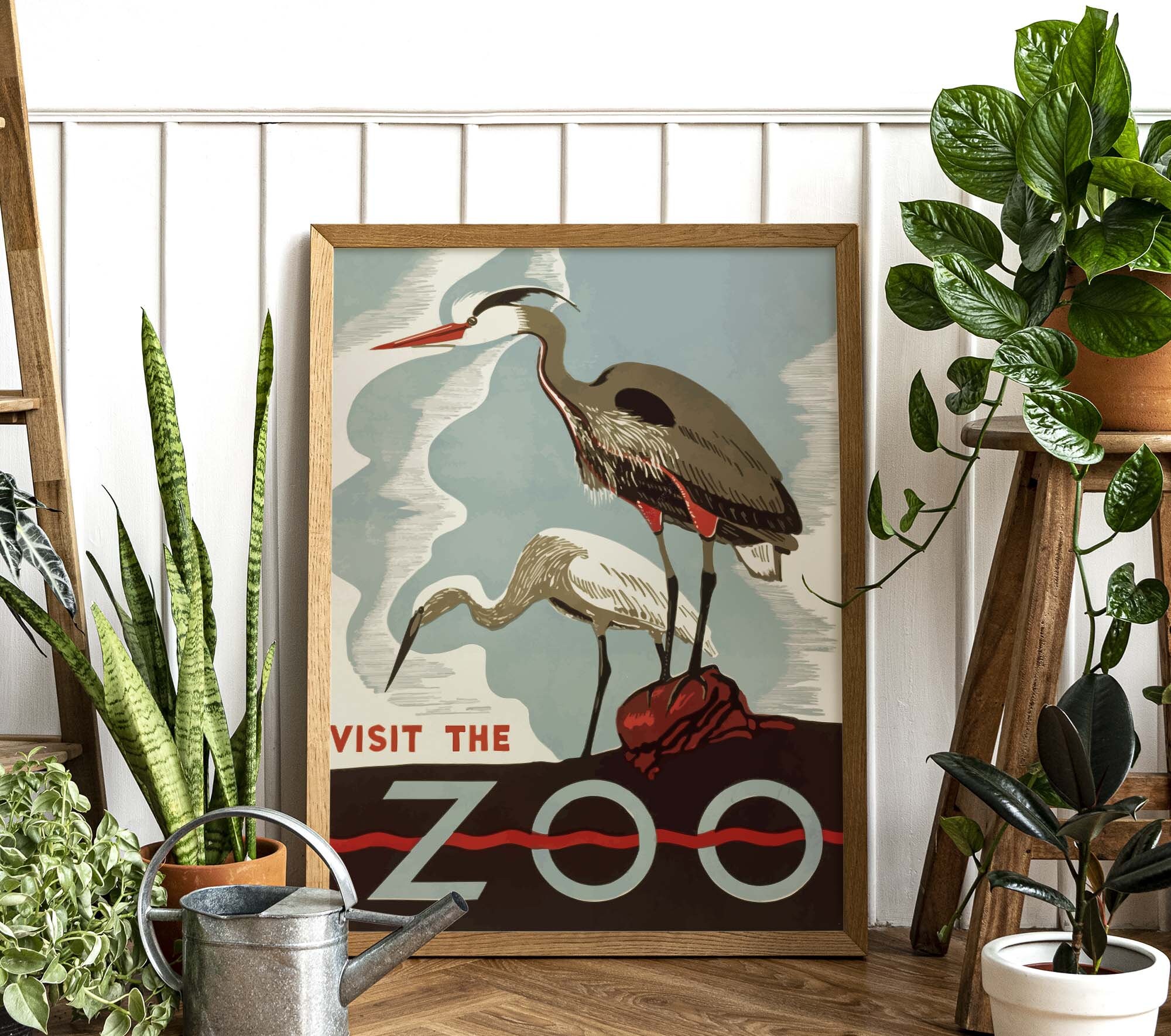 Visit the ZOO Poster | Advertising Poster, Classroom Art, Nursery Decor ...