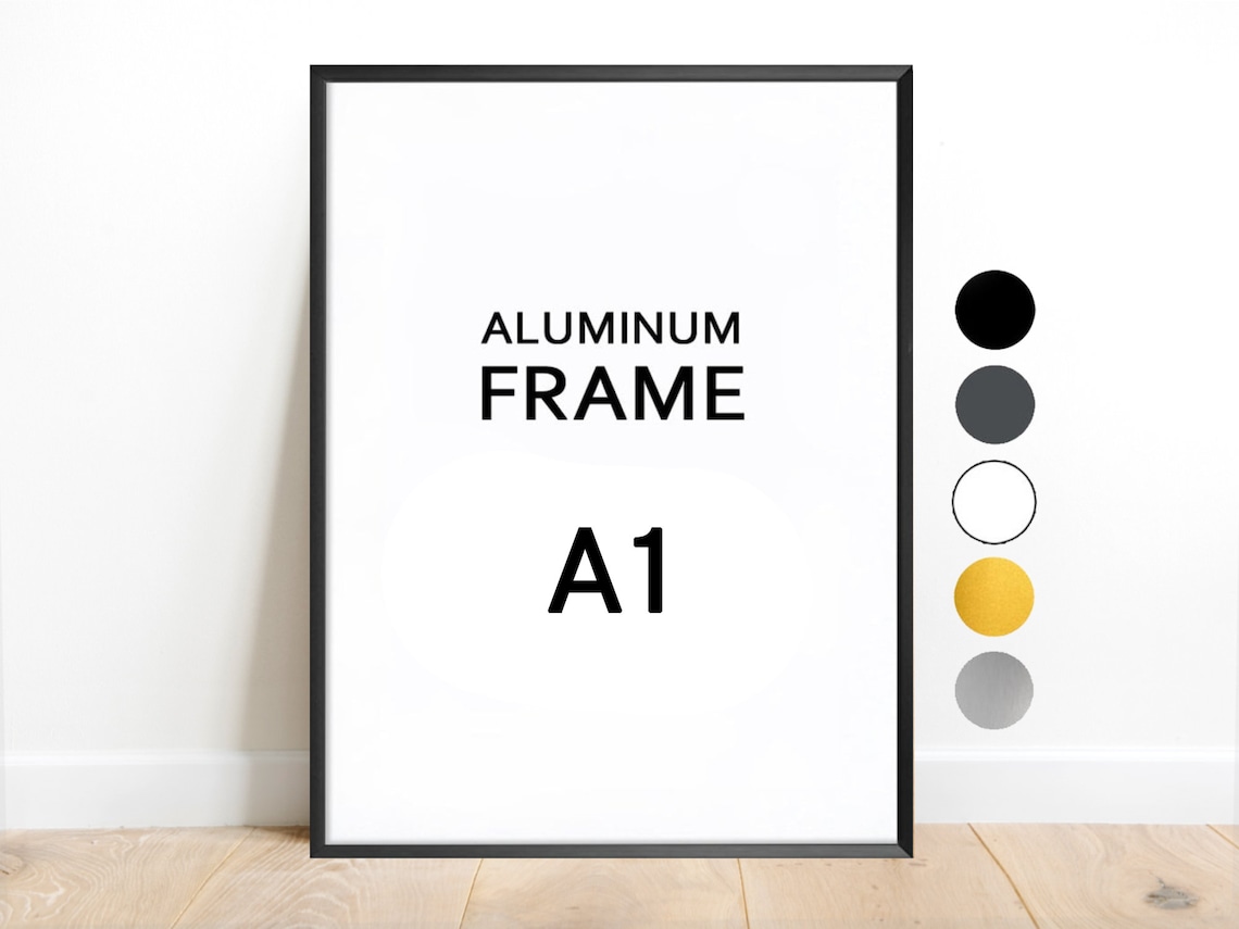 A1 Frame / Aluminum / Colors: Black, White, Graphite, Silver, Gold ...